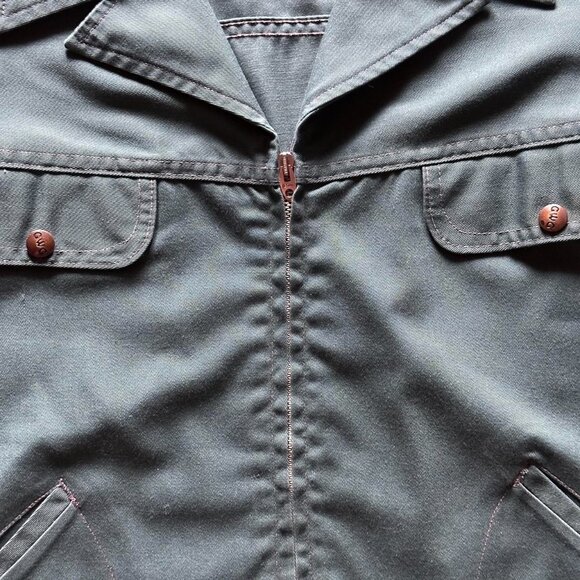 vintage 70s gwg nev'r press work jacket - Picture 2 of 7